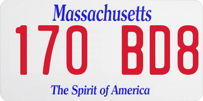 MA license plate 170BD8