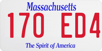 MA license plate 170ED4
