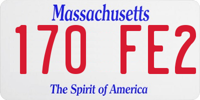 MA license plate 170FE2