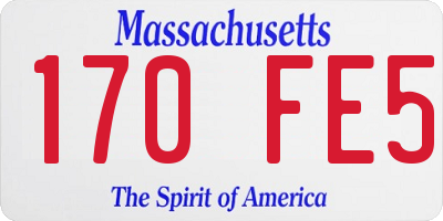 MA license plate 170FE5