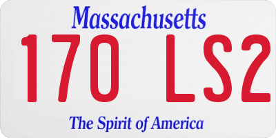 MA license plate 170LS2