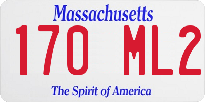 MA license plate 170ML2