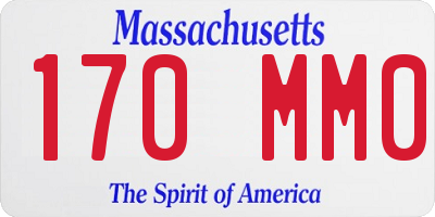 MA license plate 170MM0