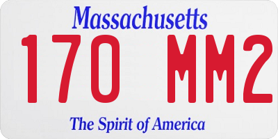 MA license plate 170MM2