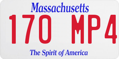 MA license plate 170MP4