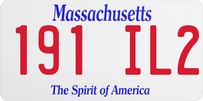 MA license plate 191IL2