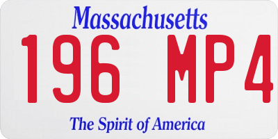 MA license plate 196MP4