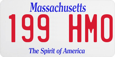 MA license plate 199HM0