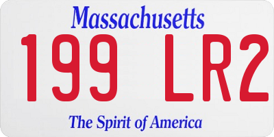 MA license plate 199LR2
