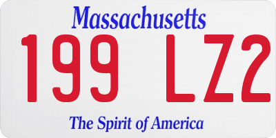 MA license plate 199LZ2