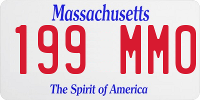MA license plate 199MM0