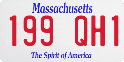 MA license plate 199QH1