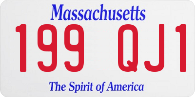 MA license plate 199QJ1