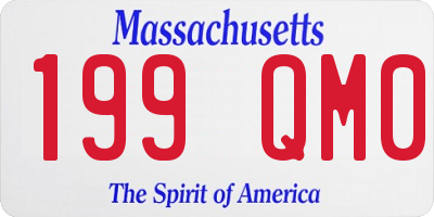 MA license plate 199QM0