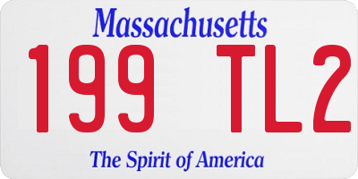 MA license plate 199TL2