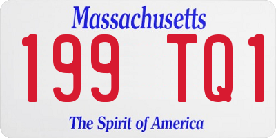 MA license plate 199TQ1