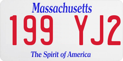 MA license plate 199YJ2