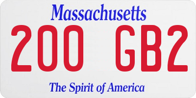 MA license plate 200GB2