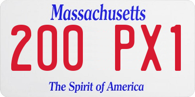 MA license plate 200PX1