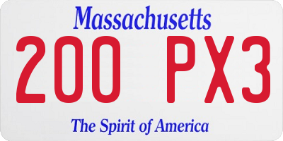 MA license plate 200PX3