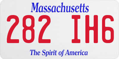 MA license plate 282IH6