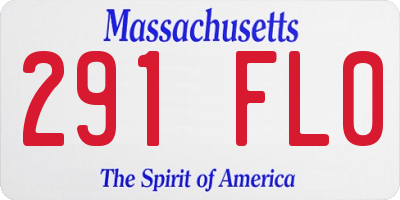 MA license plate 291FL0
