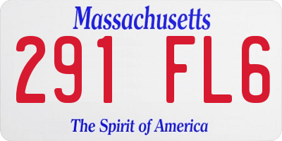 MA license plate 291FL6