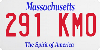 MA license plate 291KM0