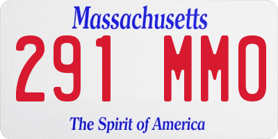 MA license plate 291MM0