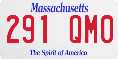 MA license plate 291QM0