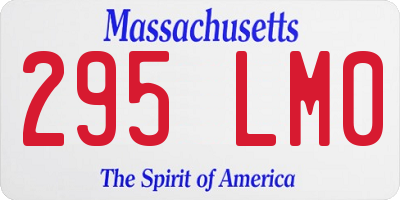 MA license plate 295LM0
