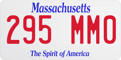 MA license plate 295MM0