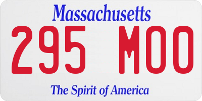 MA license plate 295MO0