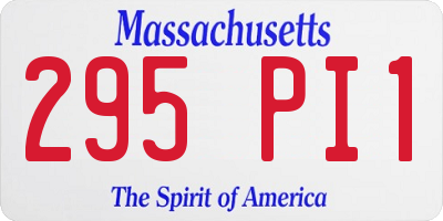 MA license plate 295PI1