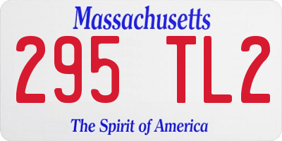 MA license plate 295TL2