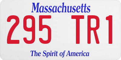 MA license plate 295TR1