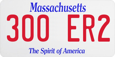 MA license plate 300ER2