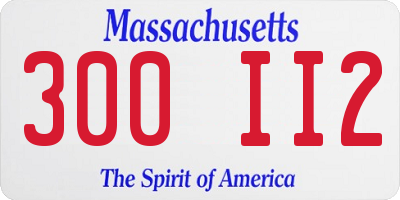 MA license plate 300II2