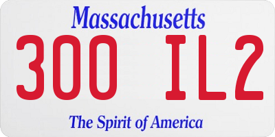 MA license plate 300IL2