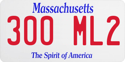 MA license plate 300ML2
