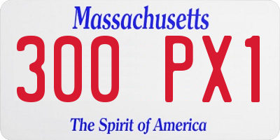 MA license plate 300PX1