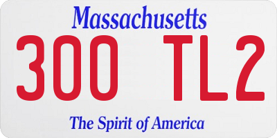 MA license plate 300TL2