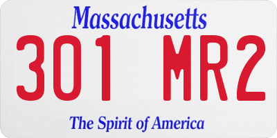 MA license plate 301MR2