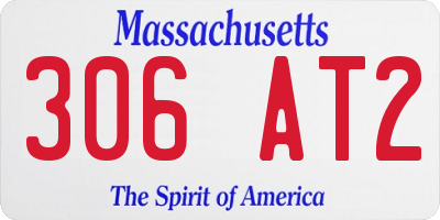 MA license plate 306AT2