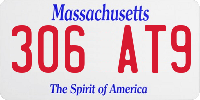 MA license plate 306AT9