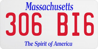 MA license plate 306BI6