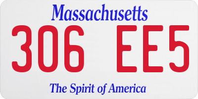 MA license plate 306EE5