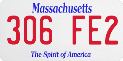 MA license plate 306FE2