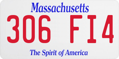 MA license plate 306FI4