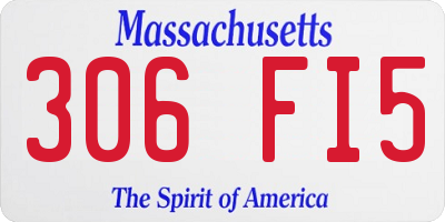MA license plate 306FI5